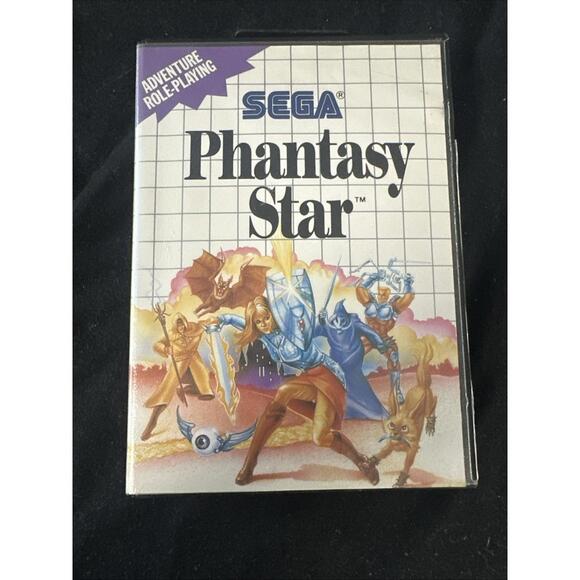 Phantasy Star Sega Master System Complete in Box in Good Shape Rare - Picture 1 of 4